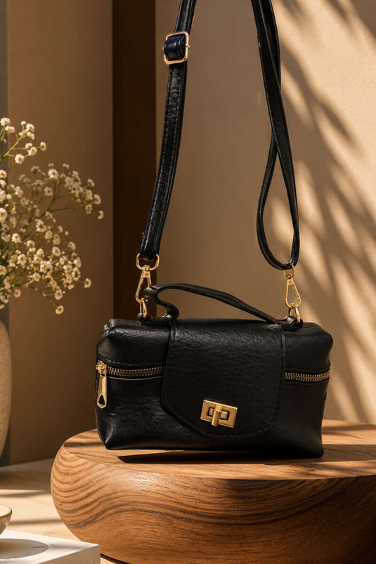 Strapless Box Bag Black