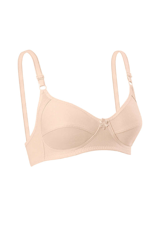 Soutien-gorge à bretelles en coton peigné Ten