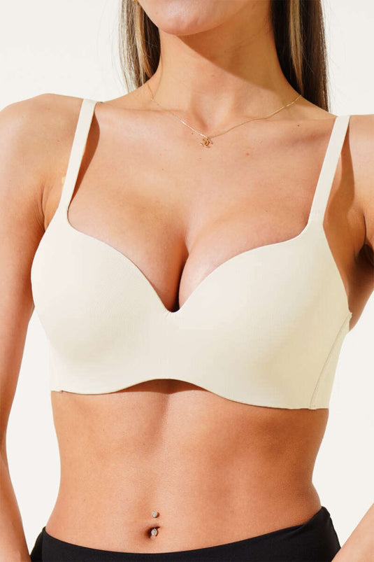 Reggiseno senza spalline Zero Feeling Ziro Gram, Ecru