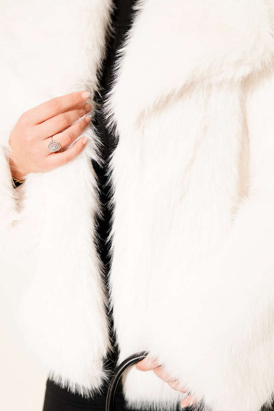 Astarlı Lolita Kürk Ekru