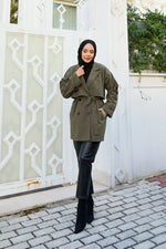 Trench Coat Premium Avec Doublure Kaki