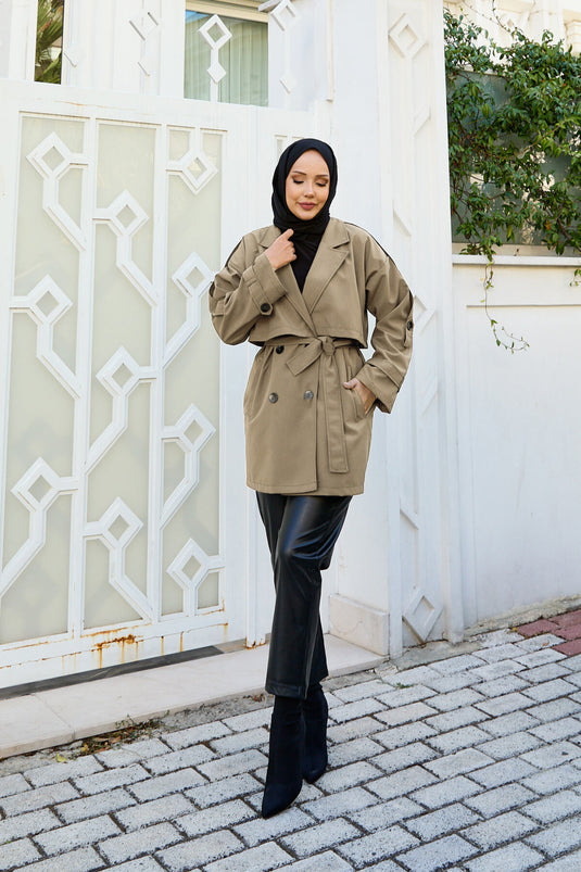 Gabardina Premium Forrada En Mink