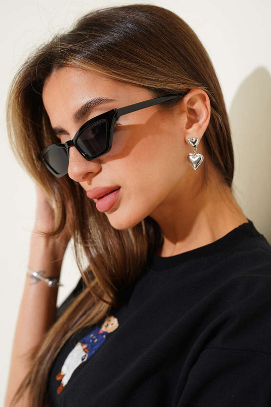 Aura Serisi Cat Eye Gözlük Siyah