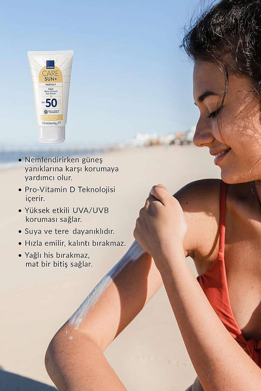 Avon SUN+ Crème Solaire Contrôle de la Brillance SPF50 50 ml PROTECT