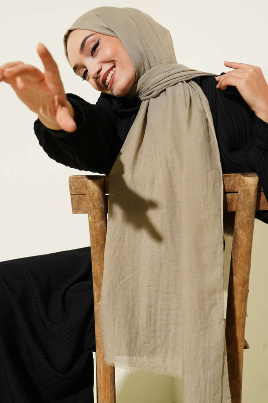 Aya Serisi İnce Pamuk Şal Nefti -114