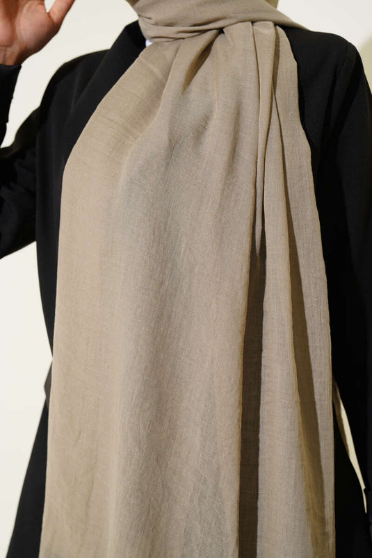 Aya Series Thin Cotton Scarf Stone -173