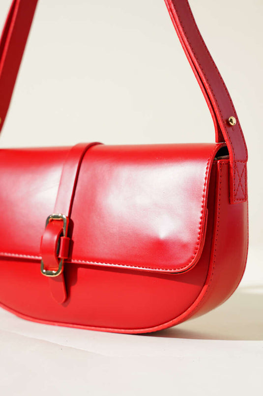 Sac bandoulière réglable rouge