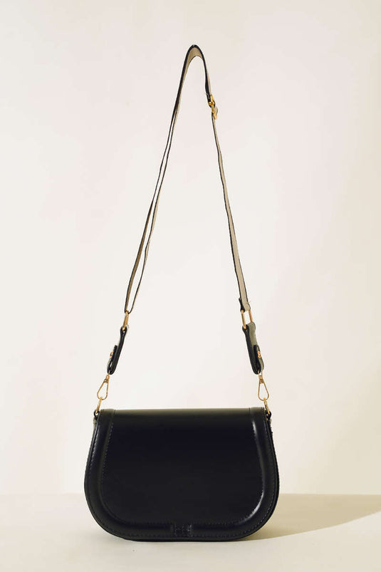 Black Baguette Bag