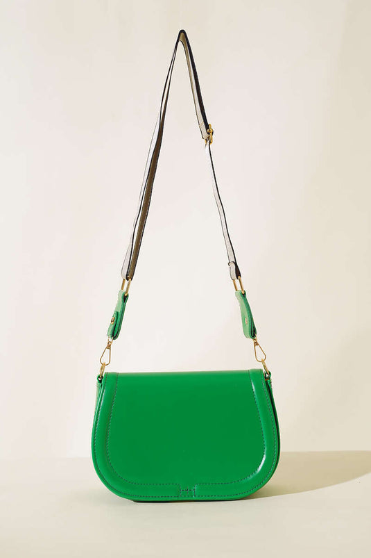 Borsa Baguette Verde