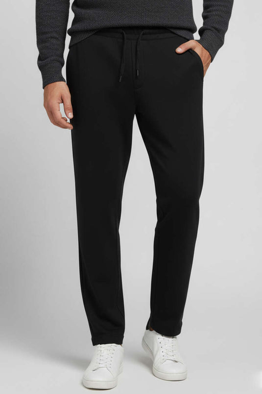 Schwarze Herren-Bag mit Kordelzug