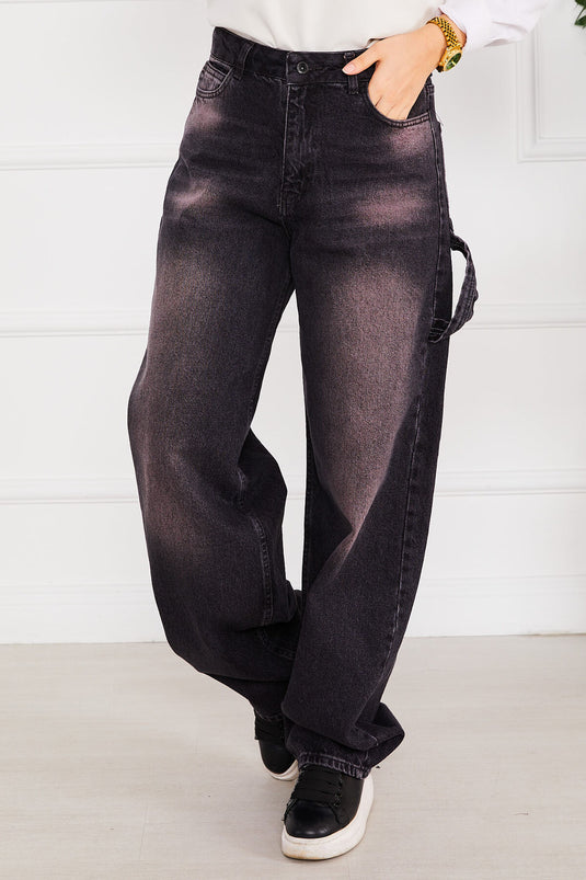 Baggy Cotton Pants Anthracite