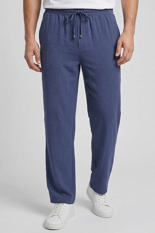 Baggy Tensel Men's Pants Navy Blue