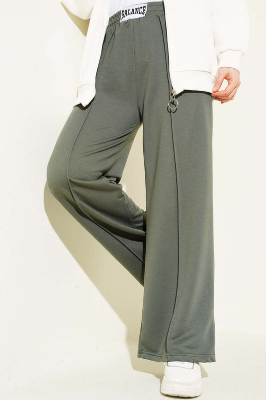 Balance Armored Waist Elastic Pants Khaki