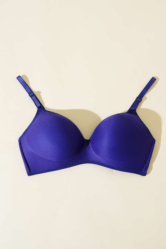 حمالة صدر نيلي بدون سلك