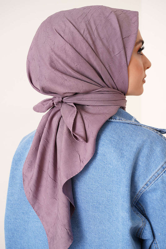 Bamboo Crinkle Scarf Lilac