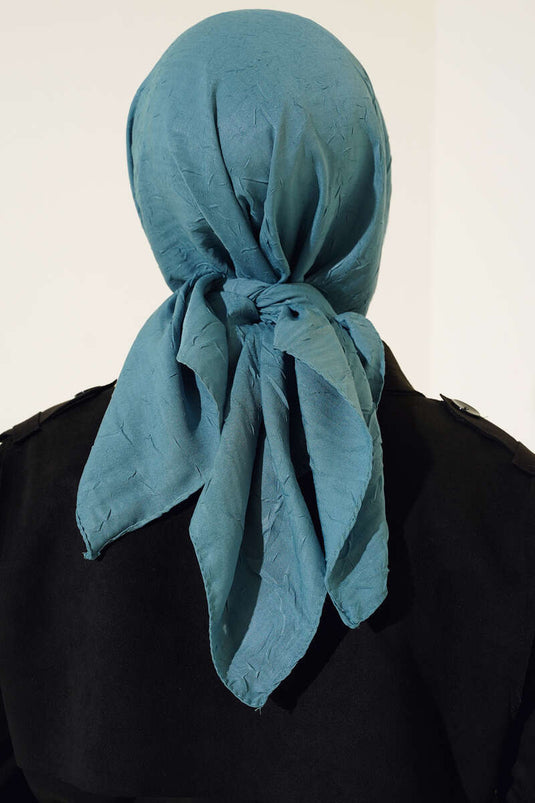 Bambu Kraş Eşarp Turkuaz