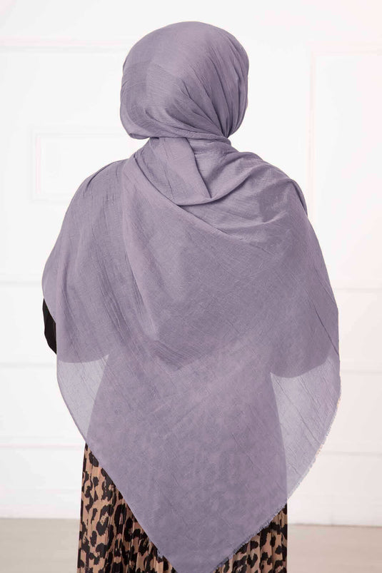 شال الخيزران رمادي فاتح