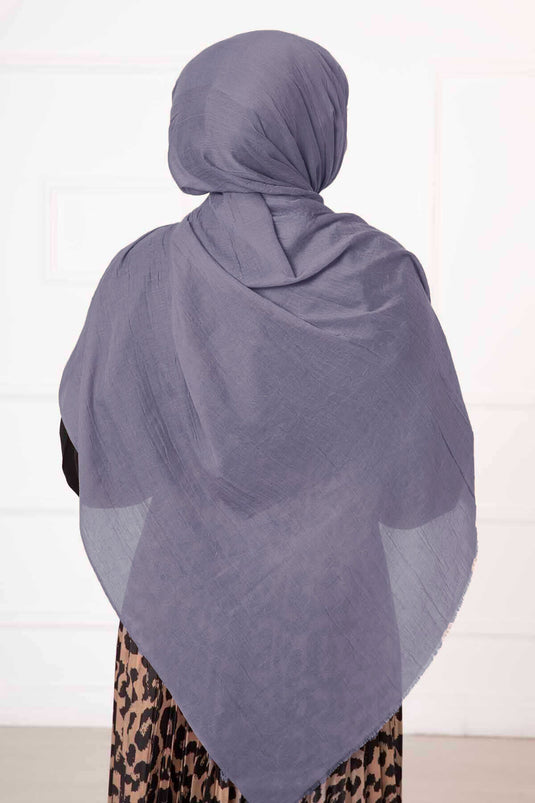 Scialle di bambù grigio