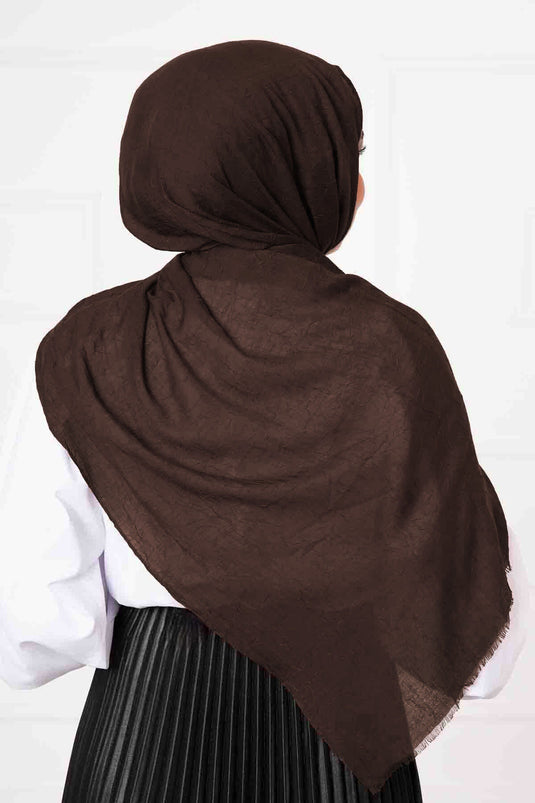 Scialle di bambù marrone