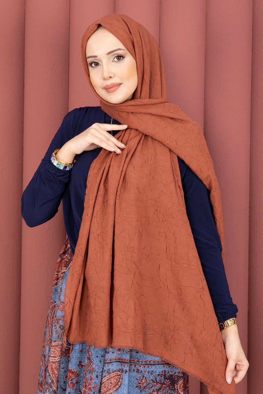 Bamboo Scarf Terracotta