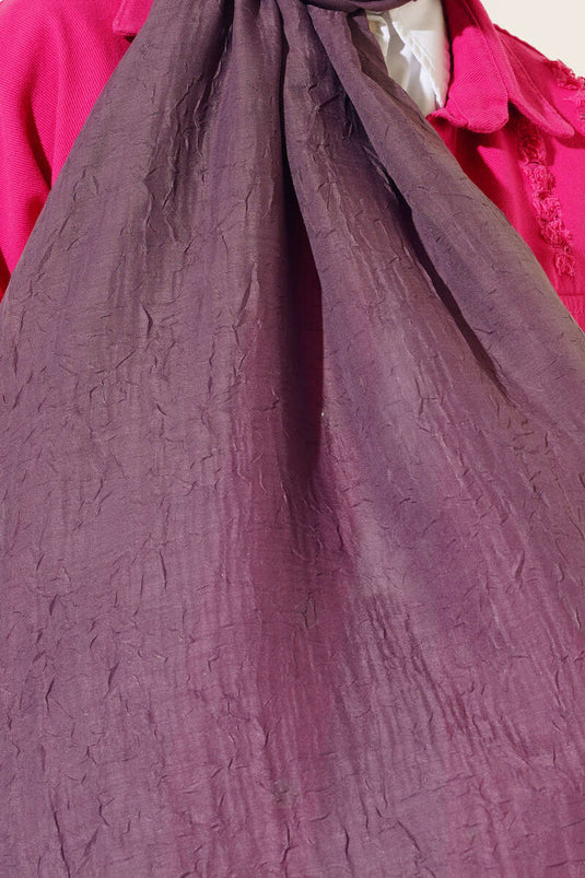 Châle en bambou lilas