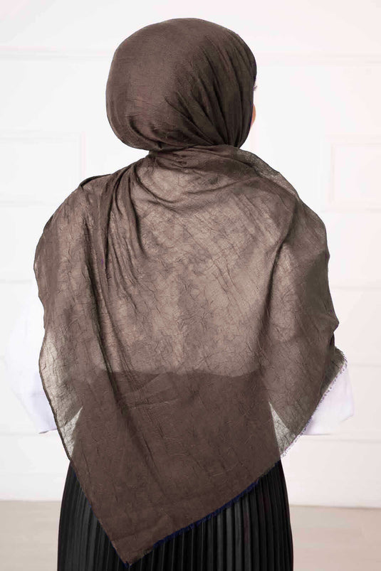 Scialle di bambù al caffè al latte