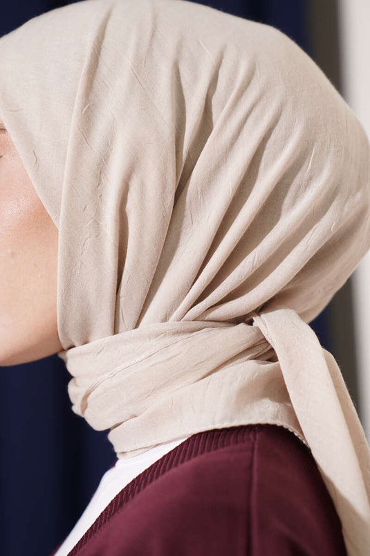 Basic Bamboo Scarf Beige