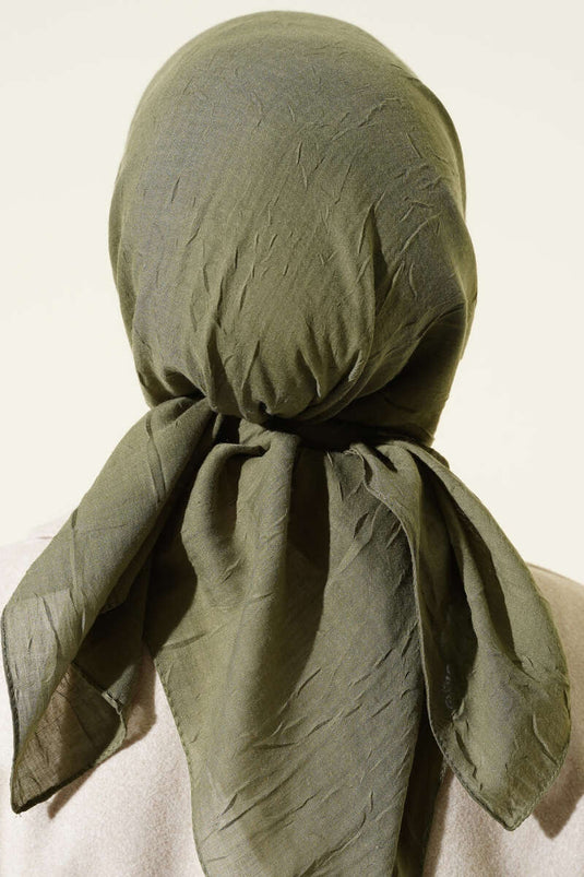 Écharpe basique en bambou vert clair