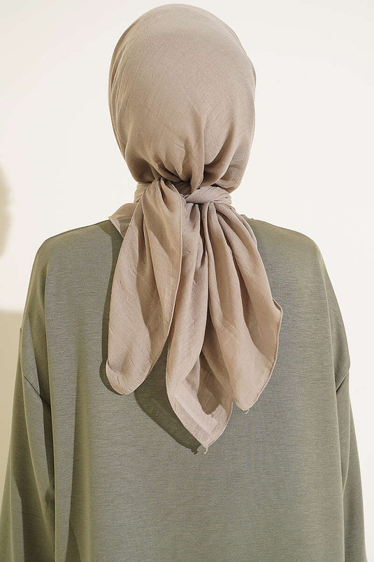 Écharpe En Bambou Basique Gris Fumé