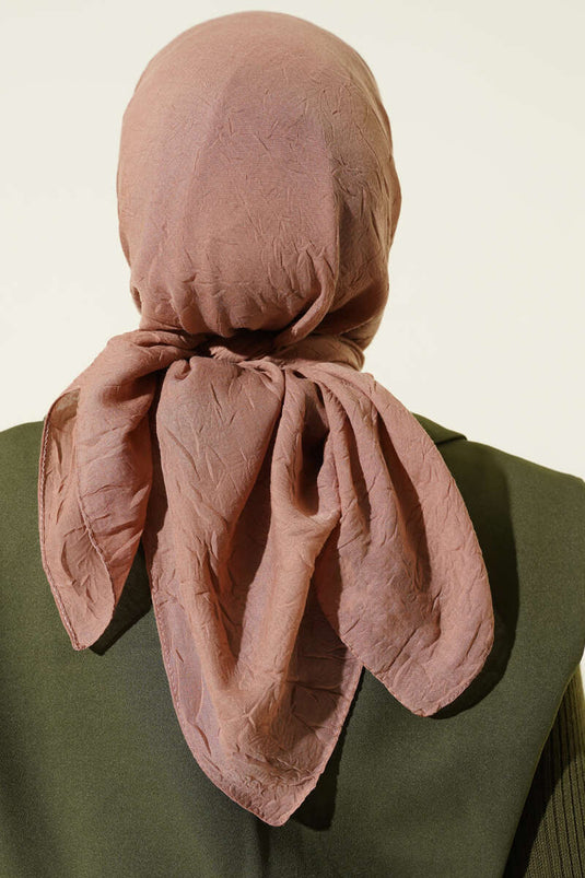 Basic Bambu Kraş Eşarp Vizon