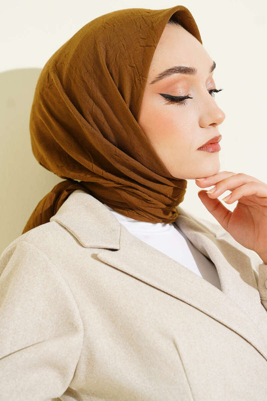 Basic Bambu Kraş Eşarp Zeytin Yeşili