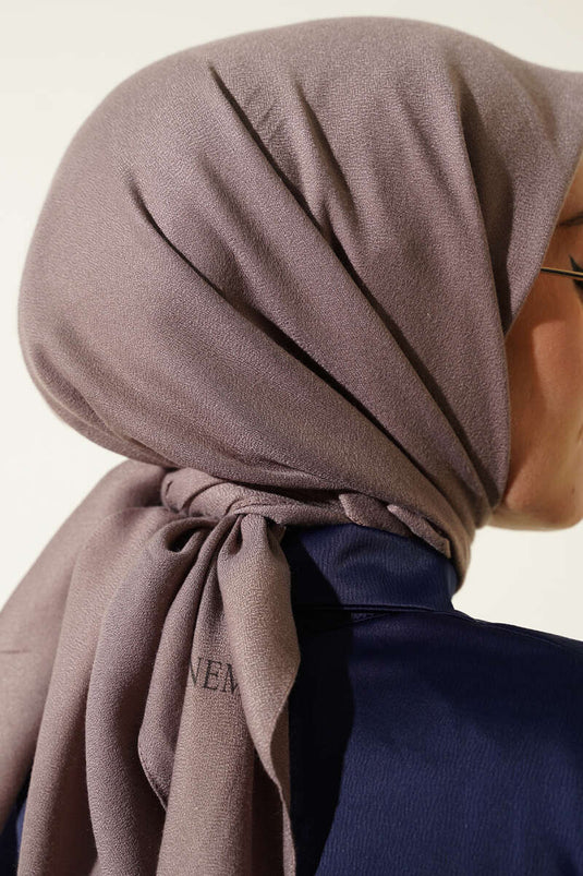 Basic Plain Winter Scarf, Mink