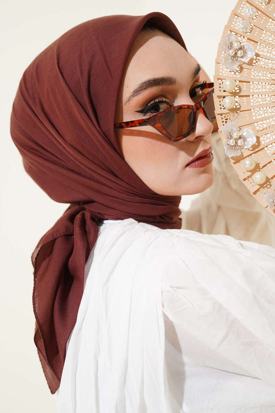 Basic Scarf Dark Brown