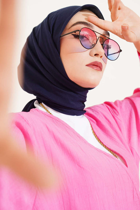 Basic Scarf Dark Navy