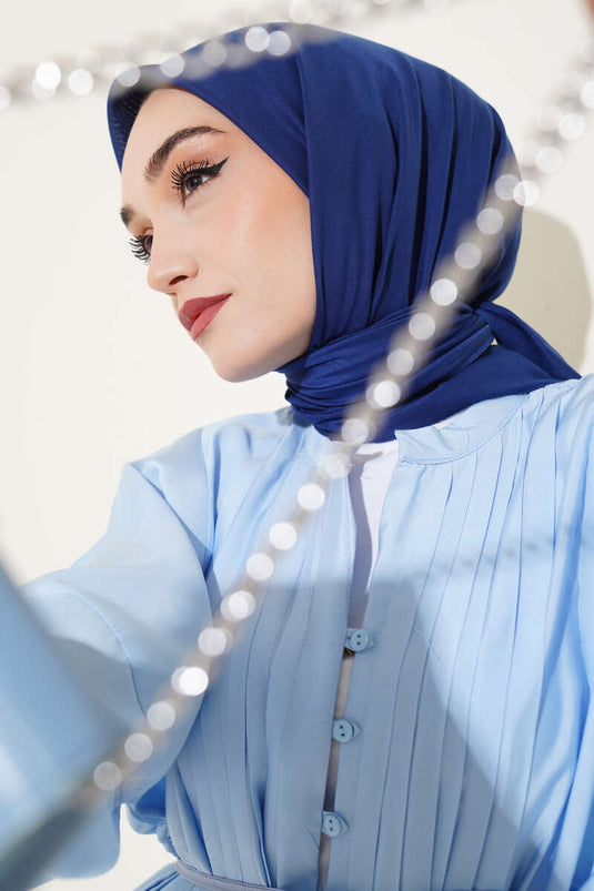 Basic Scarf Navy Blue -99