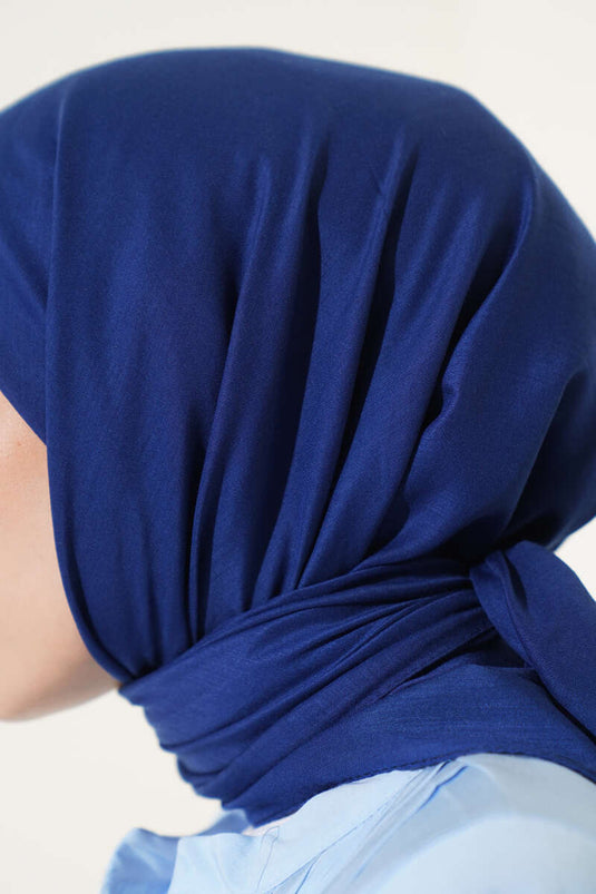 Basic Scarf Navy Blue -99
