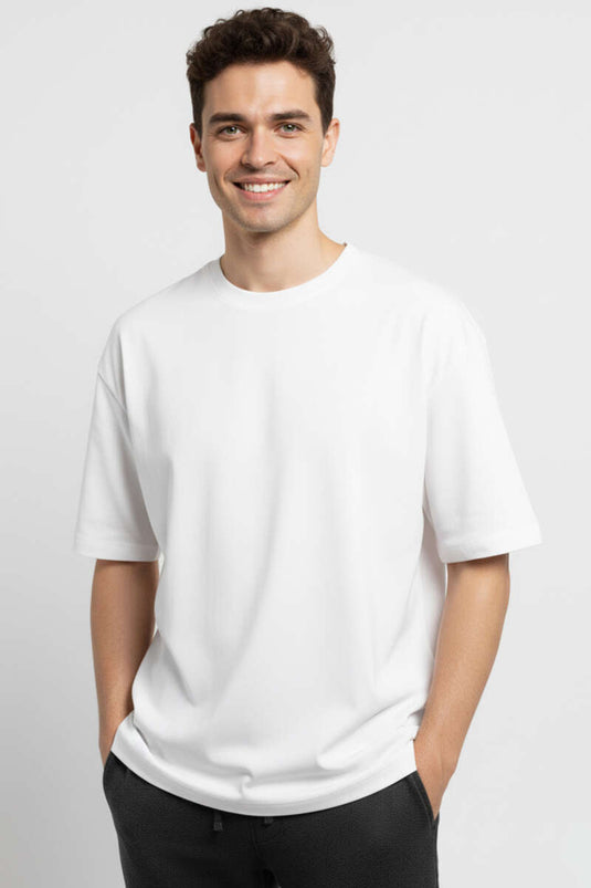Basic Oversize Men's T-shirt White
