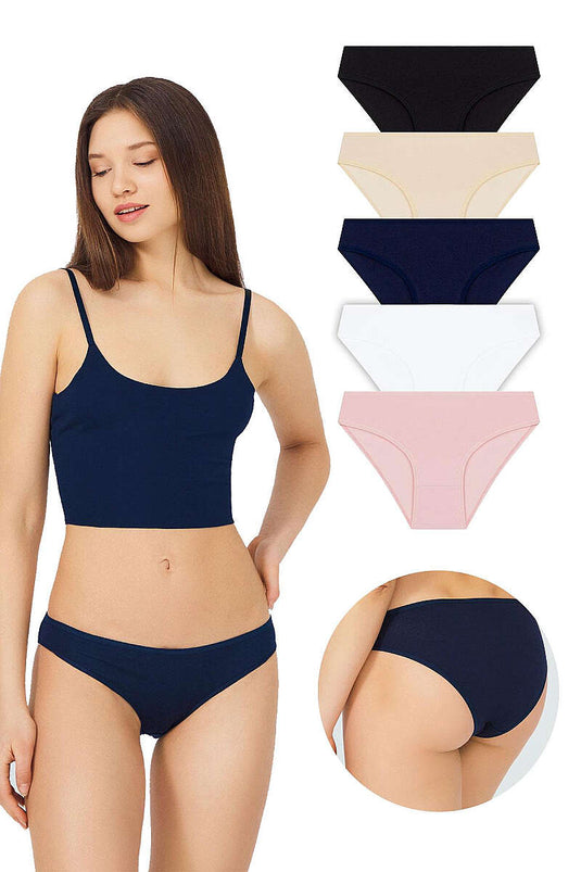 Ropa Interior Básica De Algodón Colorida, Pack De 10