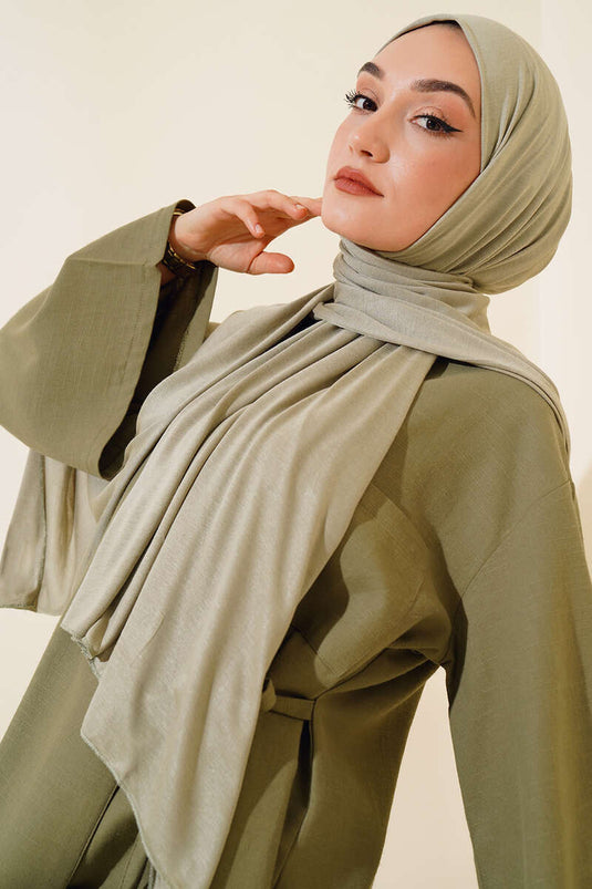 Huile pour châle en coton peigné basique