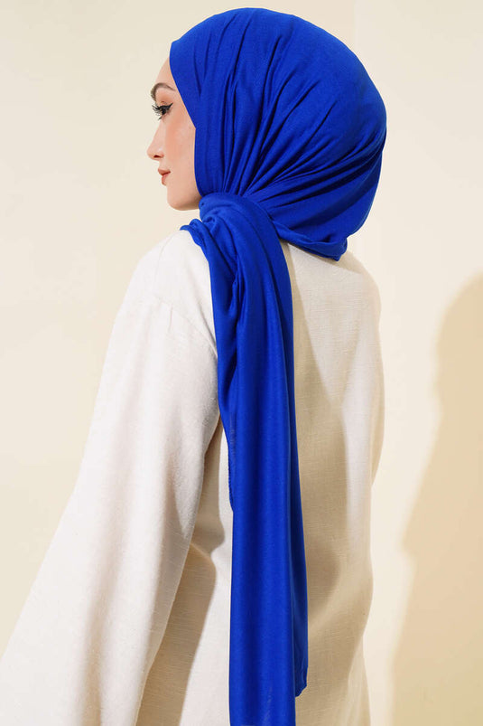 Châle en coton peigné basique Saxe