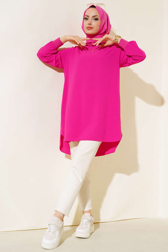 Basic Tunik Fuşya