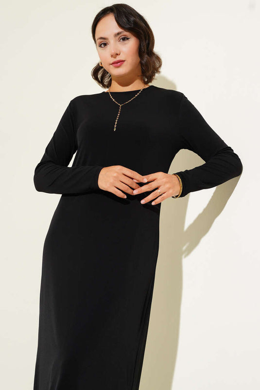 Débardeur basique à manches longues noir