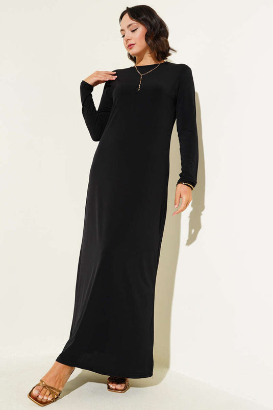 Débardeur basique à manches longues noir