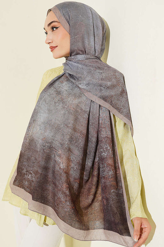 Batik Degrade Bambu Kraş Şal Kum Bej