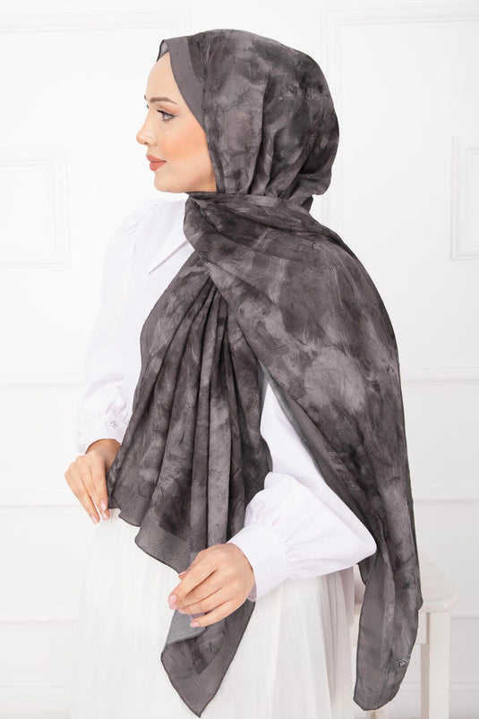 Batik Pattern Bamboo Shawl Series Stone