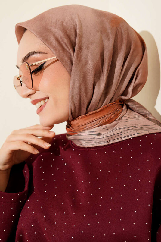 الباتيك نمط ديمور وشاح لاتيه