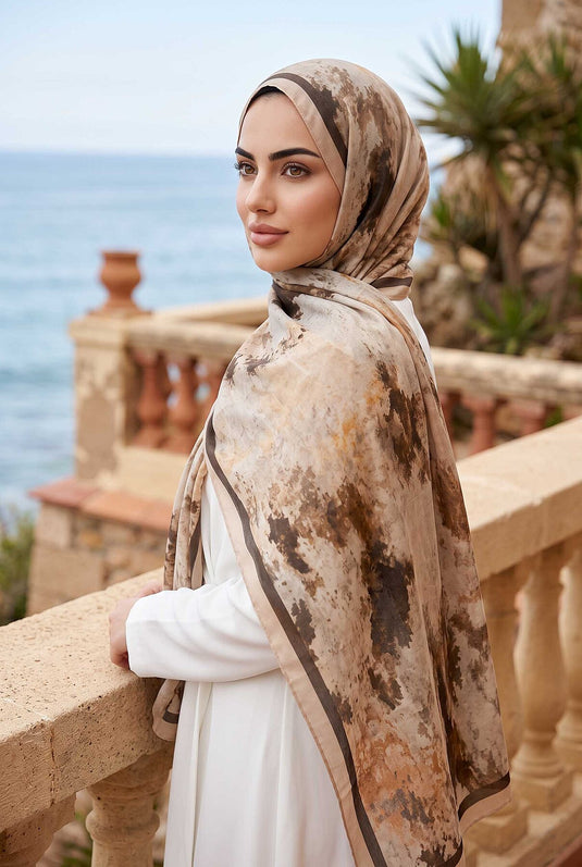 Powder Batik Pattern Shawl Collection