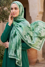 Collection De Foulards Batik Verts