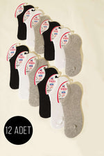 Bayan 12 paires de chaussettes sneakers assorties 1