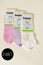 Assortiment de 3 paires de chaussettes en bambou pour femmes 1